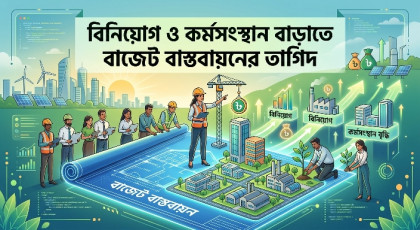 বিনিয়োগ ও কর্মসংস্থান বাড়াতে বাজেট বাস্তবায়নের তাগিদ

