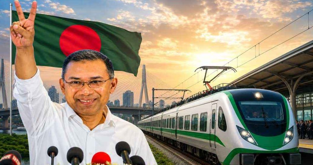 প্রধান রেলপথে বৈদ্যুতিক ট্রেন চালুর ঘোষণা প্রধানমন্ত্রীর