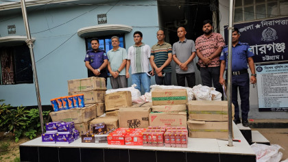 মিরসরাইয়ে ৩৪ লাখ টাকার ভারতীয় চোরাইপণ্য উদ্ধার

