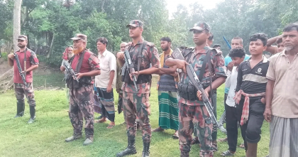মেহেরপুর সীমান্তে সাত জনকে পুশইন ঠেকালো বিজিবি ও স্থানীয়রা