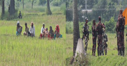 নওগাঁ সীমান্তে পুশইন চেষ্টা ব্যর্থ, ৯ জন ফিরিয়ে নিল বিএসএফ