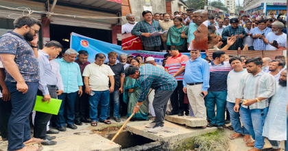 নগর উন্নয়নে গাজীপুর সিটির নতুন উদ্যোগ, উদ্বোধন হলো সড়ক ও ড্রেন নির্মাণ কাজ