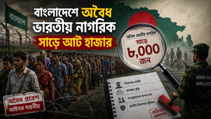 বাংলাদেশে অবৈধ ভারতীয় নাগরিক সাড়ে আট হাজার