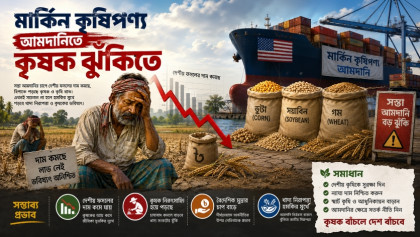 মার্কিন কৃষিপণ্য আমদানিতে কৃষক ঝুঁকিতে