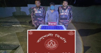 উখিয়া সীমান্তে ৬০ হাজার ইয়াবাসহ গ্রেপ্তার এক