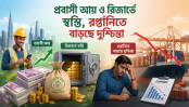 প্রবাসী আয় ও রিজার্ভে স্বস্তি, রপ্তানিতে বাড়ছে দুশ্চিন্তা