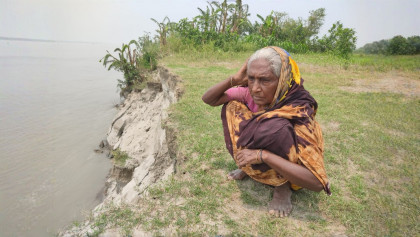 যমুনার ভাঙনে নিঃস্ব চরের শত শত পরিবার