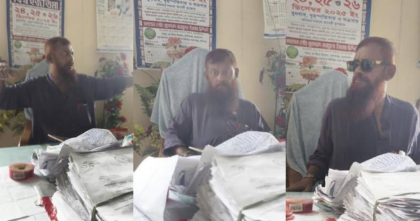 স্কুলে চলছে পরীক্ষা, মদ্যপানের পর মাতলামিতে ব্যস্ত প্রধান শিক্ষক