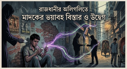 রাজধানীর অলিগলিতে মাদকের ভয়াবহ বিস্তার ও উদ্বেগ