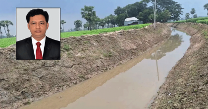 খাল খনন শেষে ৭৩ লাখ টাকা সরকারি কোষাগারে ফেরত দিলেন