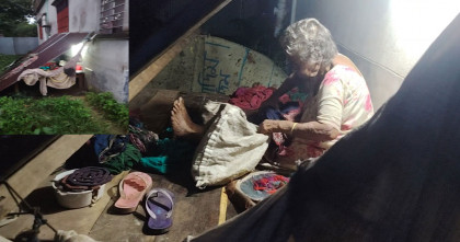 ব্রাহ্মণবাড়িয়ায় দুই ছেলের বিশাল অট্টালিকা: বৃদ্ধা মায়ের ঠাঁই খোলা আকাশের নিচে