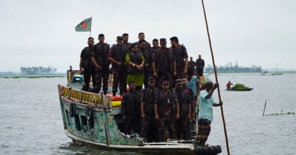 হবিগঞ্জে ৫৫ বিজিবির ফ্রি মেডিকেল ক্যাম্প, পশু চিকিৎসা ও ড্রোনে ত্রাণ বিতরণ