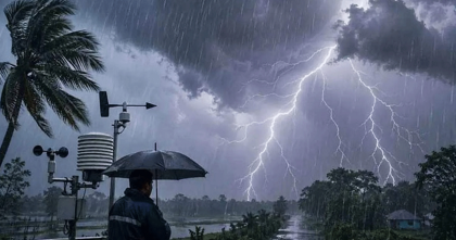 সন্ধ্যার মধ্যে সাত জেলায় বজ্রসহ বৃষ্টির সম্ভাবনা