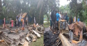 পটুয়াখালীতে বড় ভাইয়ের বিরুদ্ধে ছোট ভাইয়ের ঘর পুড়িয়ে দেয়ার অভিযোগ