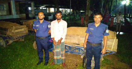 অবৈধ বালু উত্তোলনের বিরুদ্ধে অভিযান: আটক এক