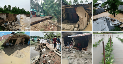 বাঁশখালীতে স্মরণকালের বন্যায় কৃষি, মৎস্য ও প্রাণিসম্পদে ক্ষতি ১১৬ কোটি টাকার বেশি