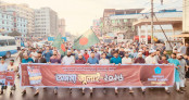 জুলাই গণহত্যার বিচার ও জুলাই সনদ বাস্তবায়নের দাবিতে টঙ্গীতে ছাত্রশিবিরের বিক্ষোভ