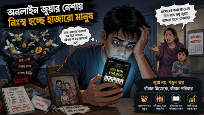 অনলাইন জুয়ার নেশায় নিঃস্ব হচ্ছে হাজারো মানুষ

