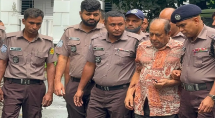 ট্রাইব্যুনালে হাজির জিয়াউর রহমান হত্যা মামলার আসামি মোজাফফর