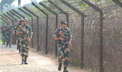 বাংলাদেশ সীমান্তে নিজেদের মধ্যে গোলাগুলি করে ২ বিএসএফ সদস্য নিহত