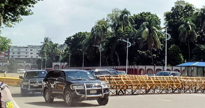 বঙ্গভবন ছাড়লেন সদ্য বিদায়ী রাষ্ট্রপতি  সাহাবুদ্দিন চুপ্পু 
