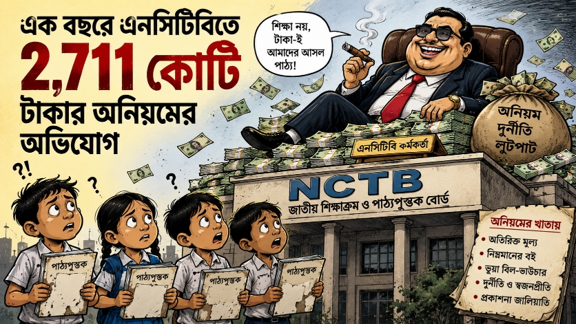 এক বছরে এনসিটিবিতে ২,৭১১ কোটি টাকার অনিয়মের অভিযোগ