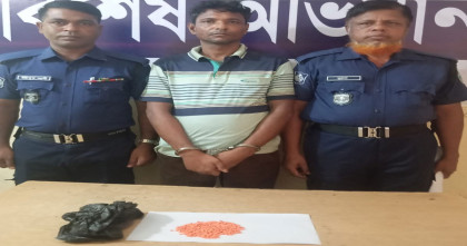 মিরসরাইয়ে ৬'শ পিস ইয়াবাসহ রোহিঙ্গা যুবক আটক
