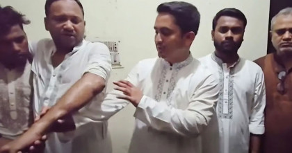 হামলার বিচার না হওয়া পর্যন্ত হবিগঞ্জ ছাড়ছি না: সারজিস আলম