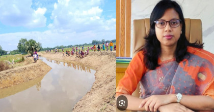 খাল খননের পর বেঁচে যাওয়া সরকারি অর্থ ফেরত, প্রশংসায় ইউএনও