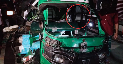 ঝালকাঠিতে বাস-মাহিন্দ্রার ভয়াবহ সংঘর্ষ, নিহত ২