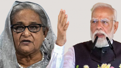 ভারতে বসে রাজনৈতিক কর্মকাণ্ডে হাসিনার নিষেধাজ্ঞা জানালো মোদি সরকার

