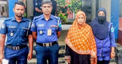 মানিকগঞ্জে স্বামীকে গলা কেটে হত্যার দায়ে মৃত্যুদণ্ড সাজাপ্রাপ্ত স্ত্রী গ্রেপ্তার 