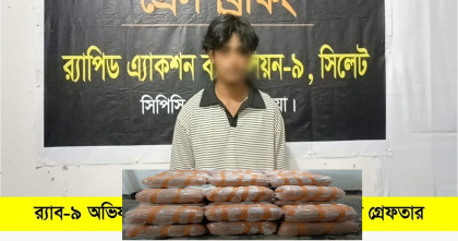 কসবায় র‍্যাবের বড় অভিযান: ২৬৪ কেজি গাঁজাসহ যুবক গ্রেপ্তার