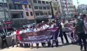 মহাখালীতে আওয়ামী লীগের মিছিলের চেষ্টা, ককটেল বিস্ফোরণ