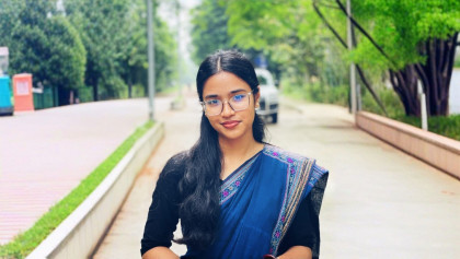 পলিসি ক্যাম্পে সারা দেশের ৩০ জনের একজন বেরোবির শিক্ষার্থী লাবন্য