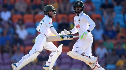 ১৫৩ রানের লিড নিয়ে দিন শেষ বাংলাদেশের