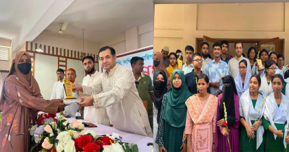 নান্দাইলে জিপিএ-৫ পাওয়া কৃতি শিক্ষার্থীদের সংবর্ধনা