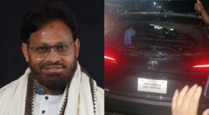সিরাজগঞ্জ-৩ আসনের এমপির গাড়িতে হামলা