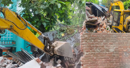 ৫০ বছর ধরে বসবাসকারি ৩১ পরিবারকে উচ্ছেদ করল প্রশাসন