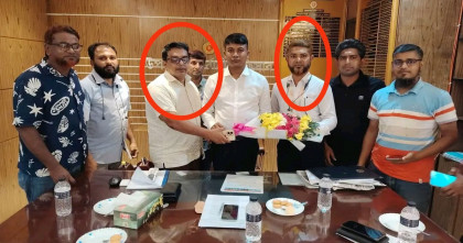 বাঞ্ছারামপুরে জুলাই মামলার আসামিদের কাছ থেকে ইউএনওর ফুল গ্রহণ, সমালোচনার ঝড়