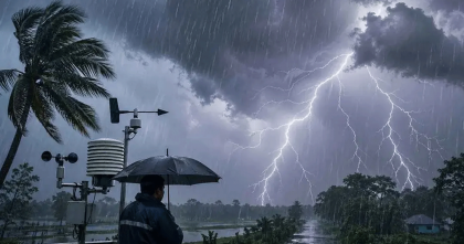 সারাদেশে বজ্রসহ বৃষ্টির আভাস আবহাওয়া অধিদপ্তরের