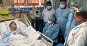 বিদ্যুৎমন্ত্রীকে দেখতে হাসপাতালে রাষ্ট্রপতি