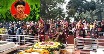 বীরশ্রেষ্ঠ নূর মোহাম্মদের শাহাদাত বার্ষিকীতে সমাধিতে বিজিবির শ্রদ্ধা 