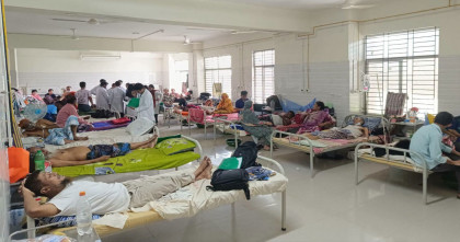 ১০০ শয্যার জনবল কাঠামোয় ২৫০ শয্যার সেবা, অন্তর্বিভাগে ভর্তি ২৪০ রোগী