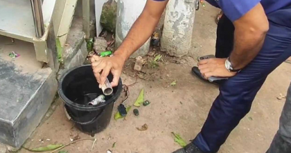 বিএনপি কার্যালয়ের সামনে দুইটি টাইম বোমাসদৃশ বস্তু বিস্ফোরণ