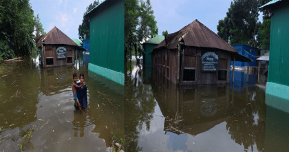 কুষ্টিয়ায় ৫০ হাজার মানুষ পানিবন্দী, ১৮ স্কুল বন্ধ 
