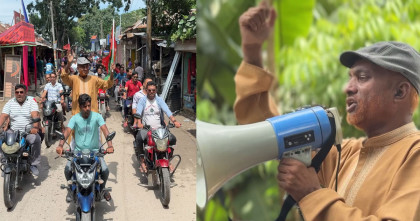রাজবাড়ীর পাংশায় পদ্মা ব্যারেজ প্রকল্প পরিদর্শন অনুষ্ঠানে যোগ দিয়েছেন লিয়াকত আলী খান 