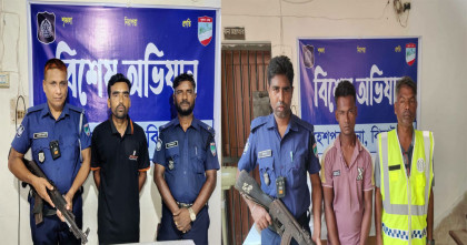 মহেশপুরে পুলিশের বিশেষ অভিযানে দুই পরোয়ানাভুক্ত আসামি গ্রেপ্তার