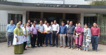রাঙ্গামাটি জেনারেল হাসপাতালে স্বাস্থ্যসেবার মানোন্নয়নে বিশেষ পরিদর্শন