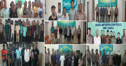 তেজগাঁও বিভাগের বিশেষ অভিযানে বিভিন্ন অপরাধে জড়িত গ্রেপ্তার ৮৭